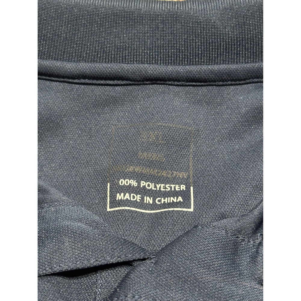 Polo Shirt Walmart Mens Navy Blue Excellent Employee Workwear Uniform 3XL - Picture 4 of 6